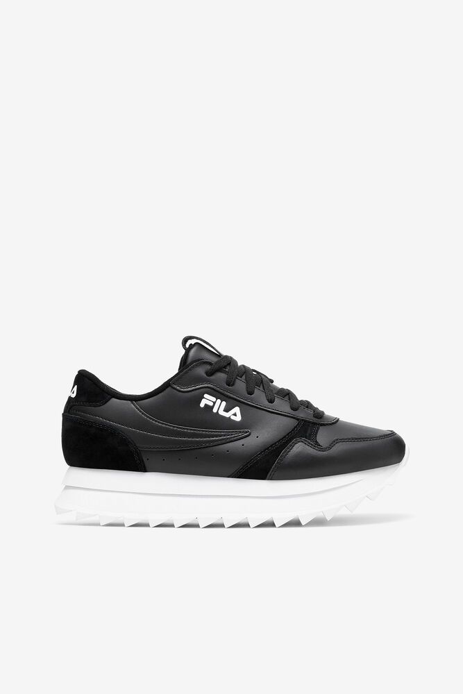 Fila Orbit Zero Black/White Sneakers Womens - NZ 01369-XFNY